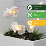 2m Solar Orchid Flower LED String Lights (12 Piece) (Outer Ctn Qty: 24)