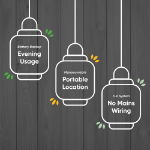 Pack of 4 Solar Hanging Crackle Balls (Outer Ctn Qty: 12)