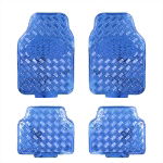 Checker Plate Mat Set Blue (Box Qty: 6)