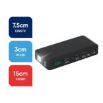 600 Amp Emergency Jump Starter & Portable Power Bank With Digital Display (Outer Ctn Qty: 5)