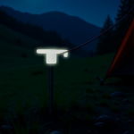 20 Pcs Heavy Duty Glow Tent Pegs 7x200mm