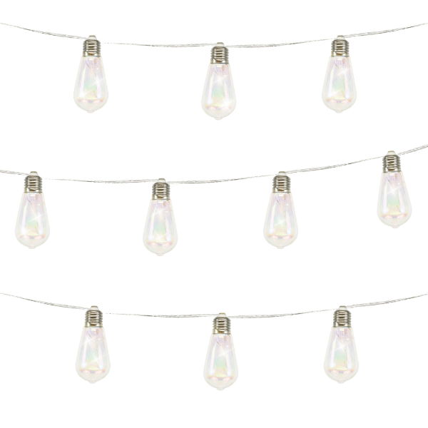 2m Solar Tubular LED Bulb String Lights (10 Piece) (Outer Ctn Qty: 12)