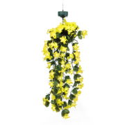 Solar Hanging Primrose Flower Lights - Yellow (30 LED) (Outer Ctn Qty: 12)