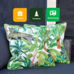 Pair of Leopard Jungle Scatter Cushions (Outer Ctn Qty: 18)