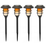 Solar Flaming LED Stake Lights (Pack of 4) (Outer Ctn Qty: 12)