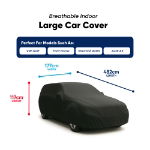 Indoor Car Cover - Large - 482 x 177 x 117cm (Outer Ctn: 4)