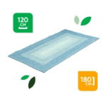 Jute-Style Indoor & Outdoor Rug - Ocean Blue - 80cm x 150cm (Outer Ctn Qty: 9)