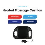 Heated Massage Seat Cushion with Lumbar Support (Outer Ctn Qty: 10)