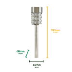 Pack of 4 Solar Crystal Stake Lights (Outer Ctn Qty: 12)