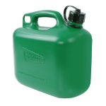 5L Fuel Can for Unleaded Petrol - Green (Sold in Multiples of 3)