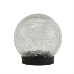 Solar Powered Multi-Coloured Crackle Ball - 15cm