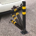 Folding Parking Post - Square Tube (Box Qty: 4)