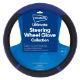 Ultimate Steering Wheel Glove - Soft Grip - Black/Blue (Box Qty: 25)