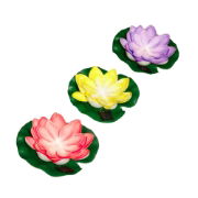 Solar Floating Lotus Light (Pack of 3)