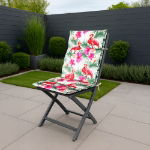 Outdoor Flamingo Full Length Seat Cushion Pair (Outer Ctn Qty: 6)