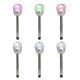 (Pack Of 6) 8cm Crackle Glass Ball Stake Solar LED Light (Outer Ctn Qty: 24)