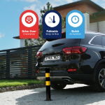 Heavy Duty Folding Parking Post - Square (Box Qty: 4)