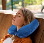 Memory Foam Neck Travel Pillow (Box Qty: 10)