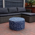 Outdoor Hampton Pouf Ottoman (Outer Ctn Qty: 20)