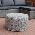 Outdoor Casablanca Pouf Ottoman (Outer Ctn Qty: 20)