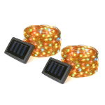 PACK OF 2 200LED Solar Copper String Light-Multi Color LED (Outer Ctn Qty: 24)