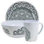 16-Piece Melamine Set - Mandala 