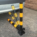 Folding Parking Post - Round (Box Qty: 4)