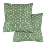 Outdoor Pair Of Scatter Cushions - Green Cube (Outer Ctn Qty: 18)