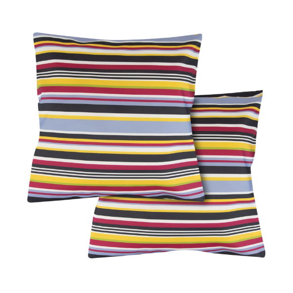 Outdoor Pair of Stripe Scatter Cushions