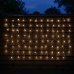 192 LED Solar Powered Warm White LED Curtain Lights (Outer Ctn Qty: 24)