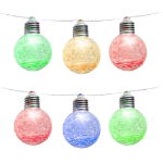 Solar Crackle Ball String Lights (10 Piece)