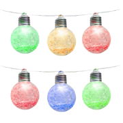 Solar Crackle Ball String Lights (10 Piece)