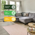 Jute-Style Indoor & Outdoor Rug - Plain  - 80cm x 150cm (Outer Ctn Qty: 9)