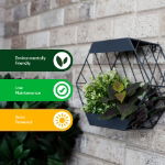 Solar Hex Wall Planter (Outer Carton: 6)