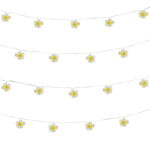 3.8m Solar Flower LED String Lights (20 Piece) (Outer Ctn Qty: 24)