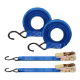 2 x 3.5m Ratchet Tie Down S Hooks (Outer Ctn Qty: 20)