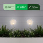 Solar Dandelion Stake Lights (Pack of 2)