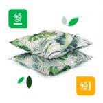 Pair of Botanical Leaf Scatter Cushions (Outer Ctn Qty: 18)