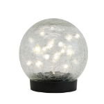 Solar Crackle Ball Light - 15cm Diameter (Outer Ctn Qty: 6)