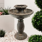 Solar Imperial Bird Bath Fountain w/ Battery Back-Up (Box Qty: 1)