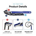 Heavy Duty 12” Chain Wrench