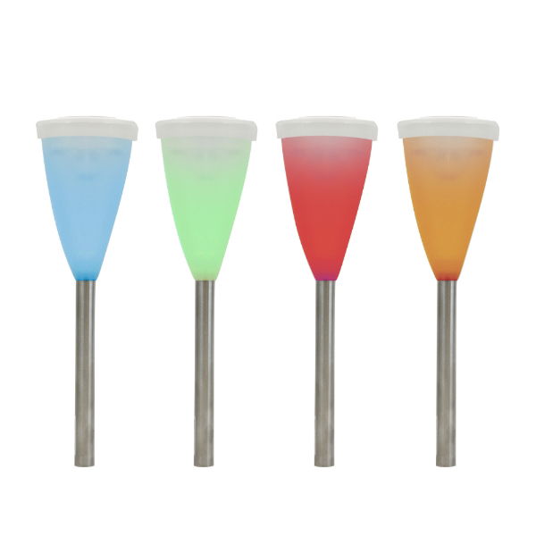 Pack of 4  Colour Changing Stake Lights (Outer Ctn Qty: 12)