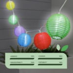 2m Solar Lantern LED String Lights (10 Piece) (Outer Ctn Qty: 24)