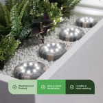 Solar Stone Effect Deck Light (Pack of 4)