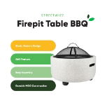 MGO Garden Firepit & BBQ