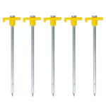 20 Pcs Heavy Duty Tent Pegs 7x200mm
