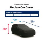 Indoor Car Cover - Medium - 432 x 165 x 117cm (Outer Ctn: 4)