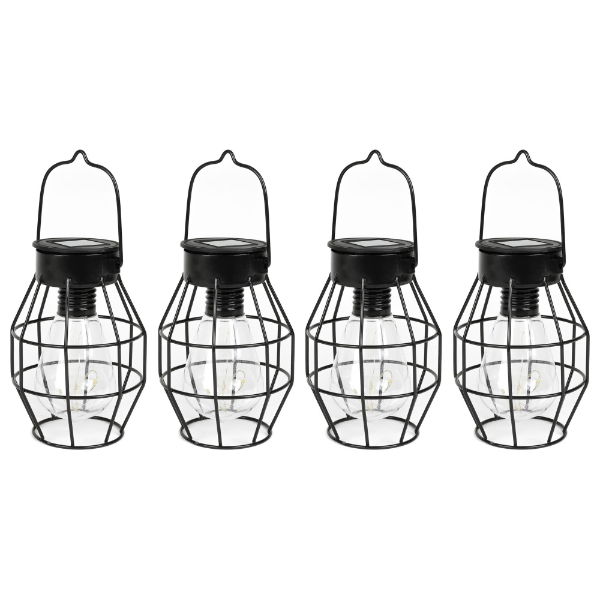 Timeless Caged Mini Lanterns (Pack of 4)