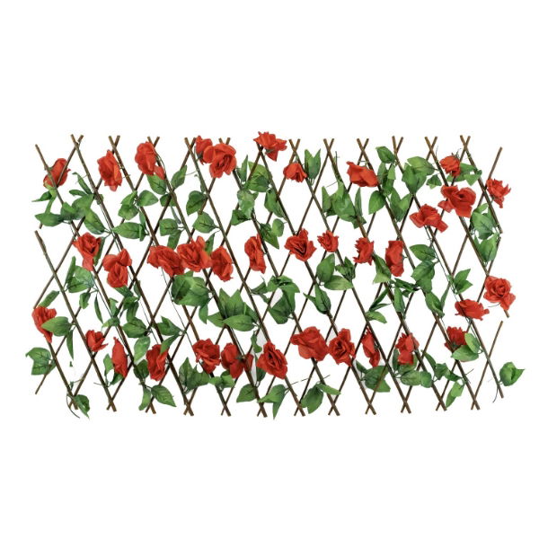 Solar Red Flower Trellis (Outer Ctn Qty: 6)