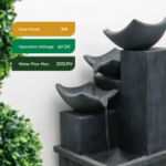 Solar Powered Water Feature - Cascading Slate (Outer Carton Quantity: 1)